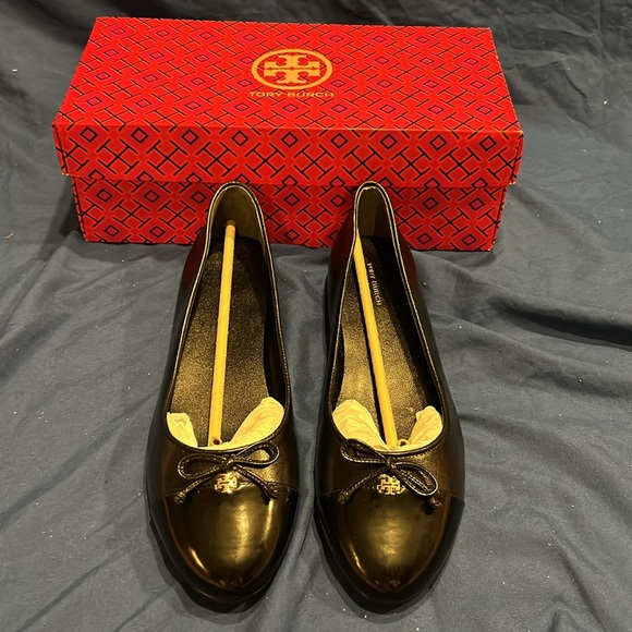 Tory Burch Black Flats - Picture 2 of 6